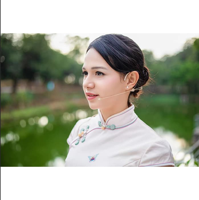 Skin-toned headband microphone, suitable for performances, theaters, meetings, and teaching. Teacher Mai Z-1710