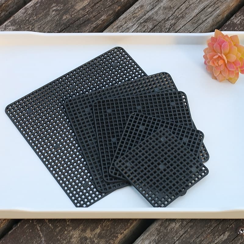 Flowerpot gasket fleshy tool plastic flowerpot square bottom net gasket permeable cushion net leak-proof soil leak-proof net