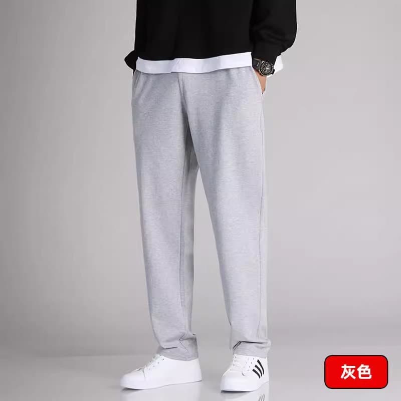Casual Sweatpants for Men Autumn Winter Loose Fit Pants Plus Size Cross-Border Export Men's Joggers Cuffed Sweatpants