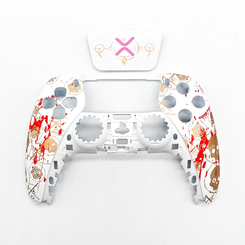 PS5 Game Controller Replacement Shell Limited Edition Cobra Kai 2.0-5.0 Repair Parts