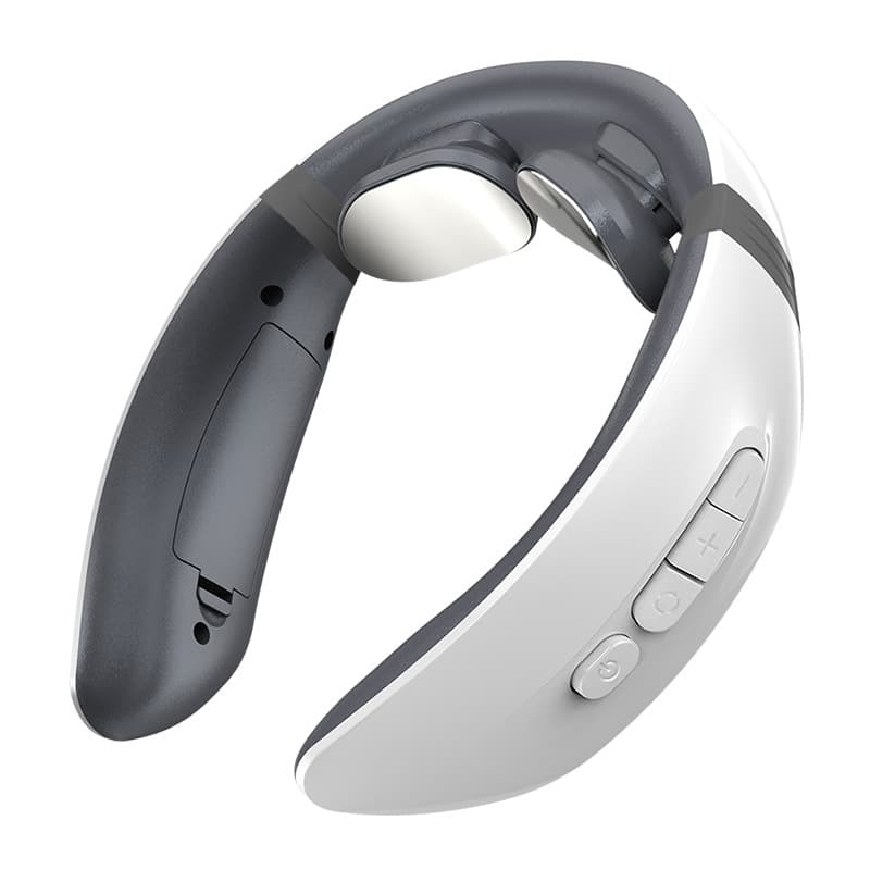 Popular Dual-Head Neck Massager Ems Electric Pulse Cervical Spine Massager Shoulder and Neck Pulse Therapy Device Neck Massager