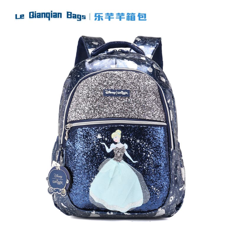 Smiggle Unisex Elementary School Backpack Lightweight Casual Double Shoulder Bag Waterproof Breathable Large Capacity Children's Backpack
