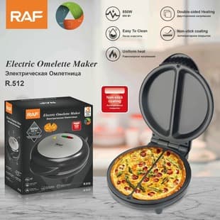 RAF Deepened Electric Griddle Pizza Maker Pancake Pan Double-sided Heating Grill Crepe Maker Sandwich Bread Machine