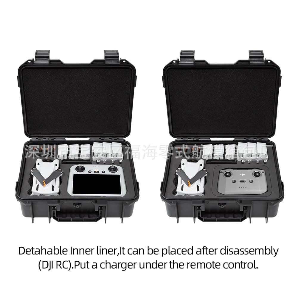 Portable Storage Box for DJI Mavic Mini 3 Remote Controller with Screen Fits in Hand Ideal for Travel and Storage