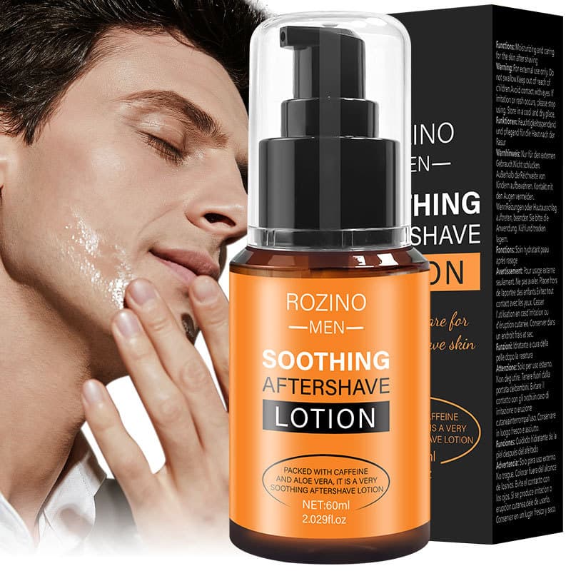 All English After-shave Lotion, Beard Care Lotion ROZINO, Hydrating and Moisturizing for Men, Cross-border Direct Factory Sales