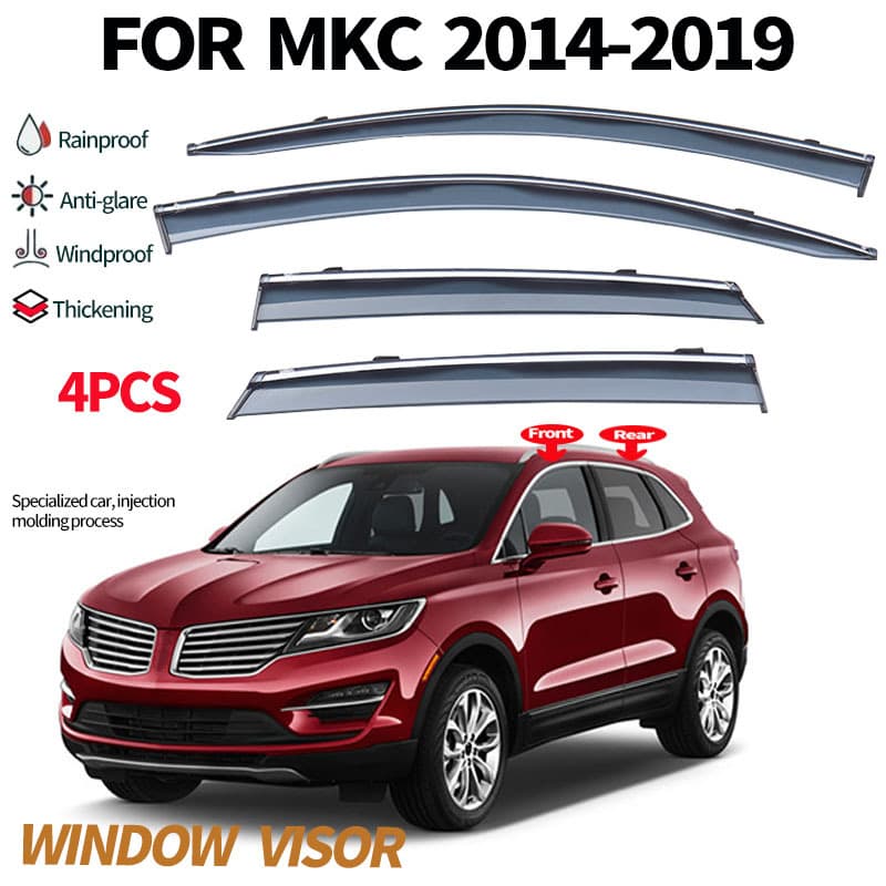 Suitable for 2015-2019 Lincoln MKC weather shield Window Visors cross-border exclusive supply