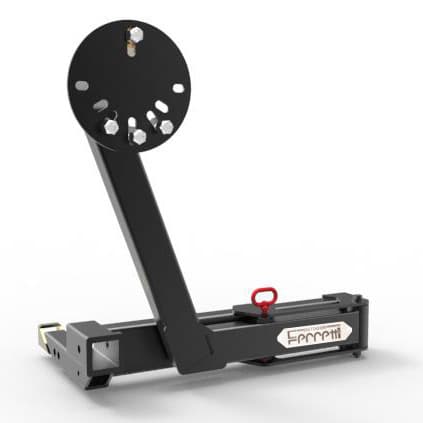 Spare Tire Carrier Off-Road Vehicle SUV Spare Tire Bracket Trailer Bar Square Port Universal Hitch Tire Carrier
