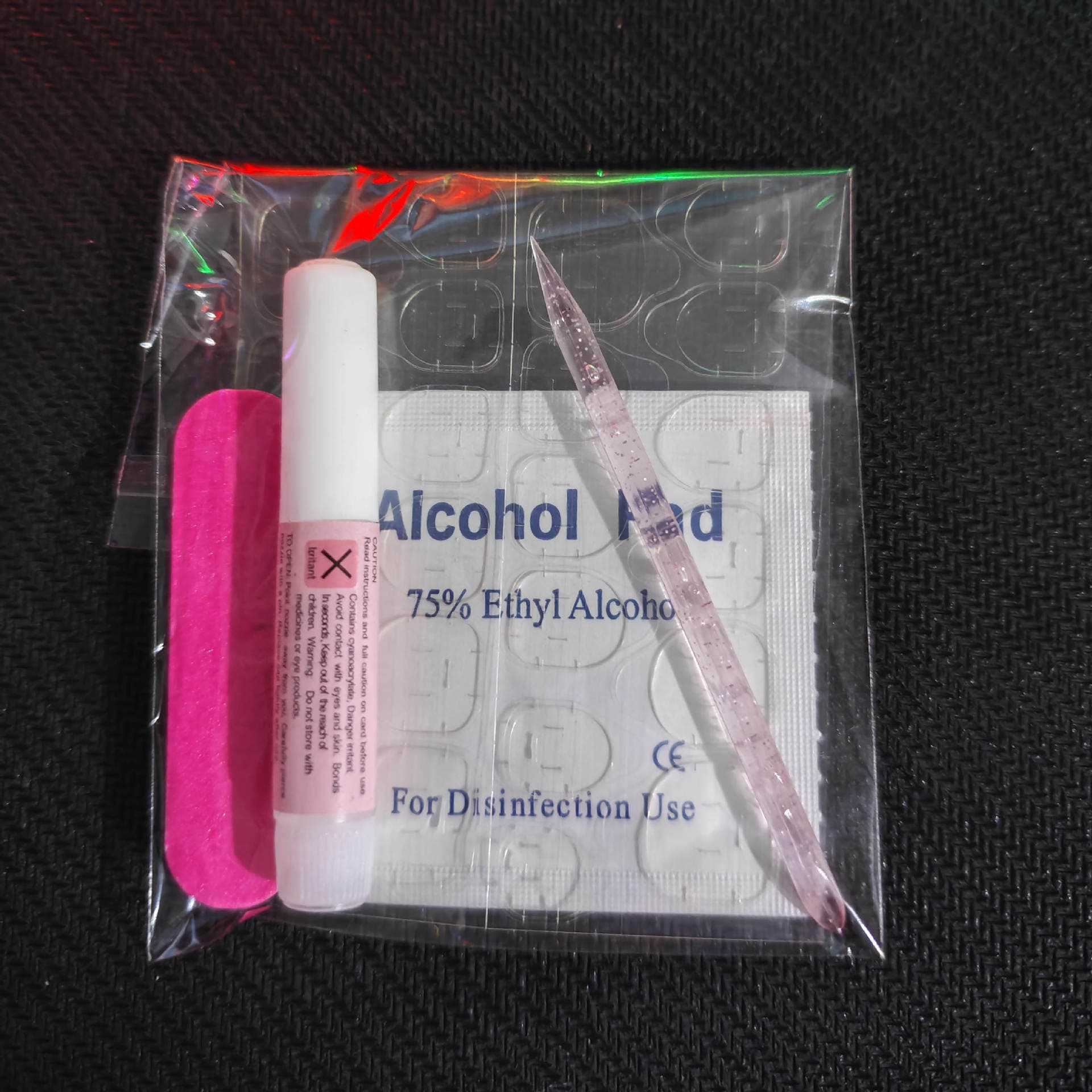Wholesale Press-On Nail Material Tool Kit Disposable Nail Tool Cuticle Pusher Press-On Nail Tool Set Stock
