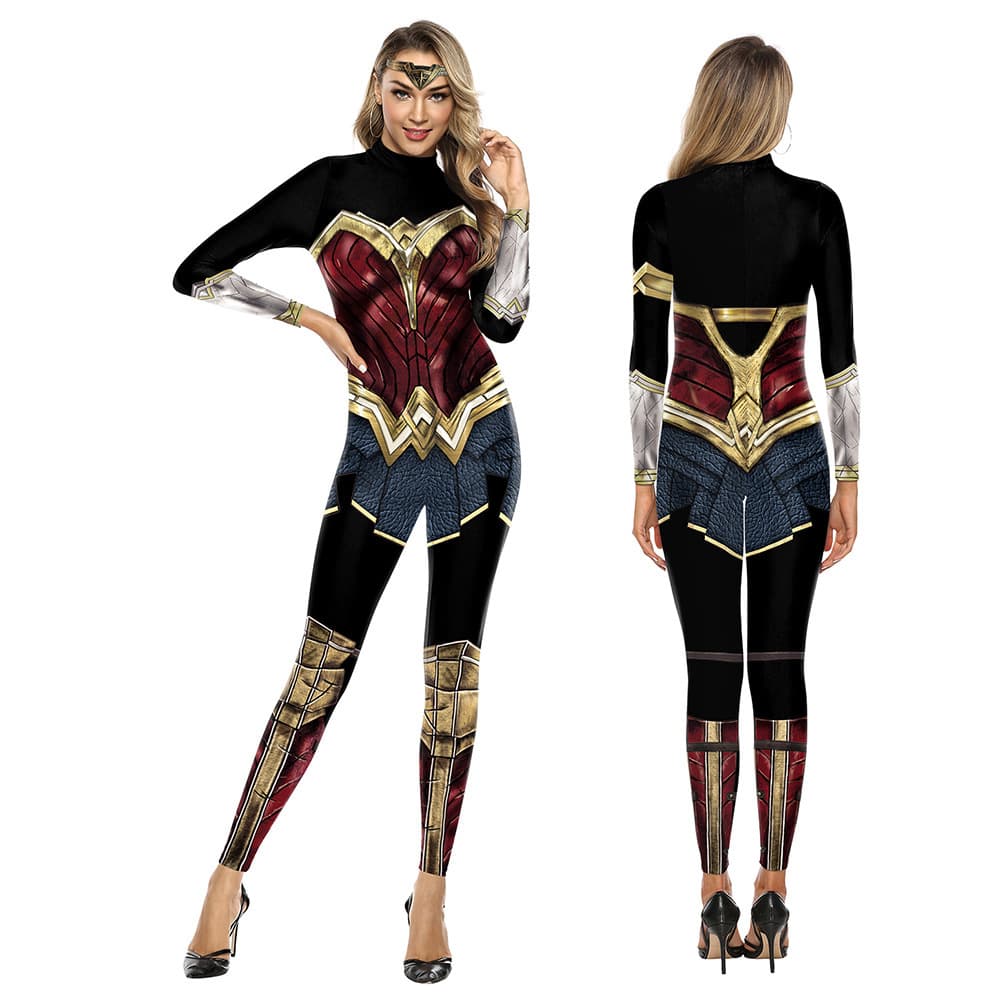 Justice League Cosplay Wonder Woman Bodysuit Stage Performance Costume Unisex Factory Direct