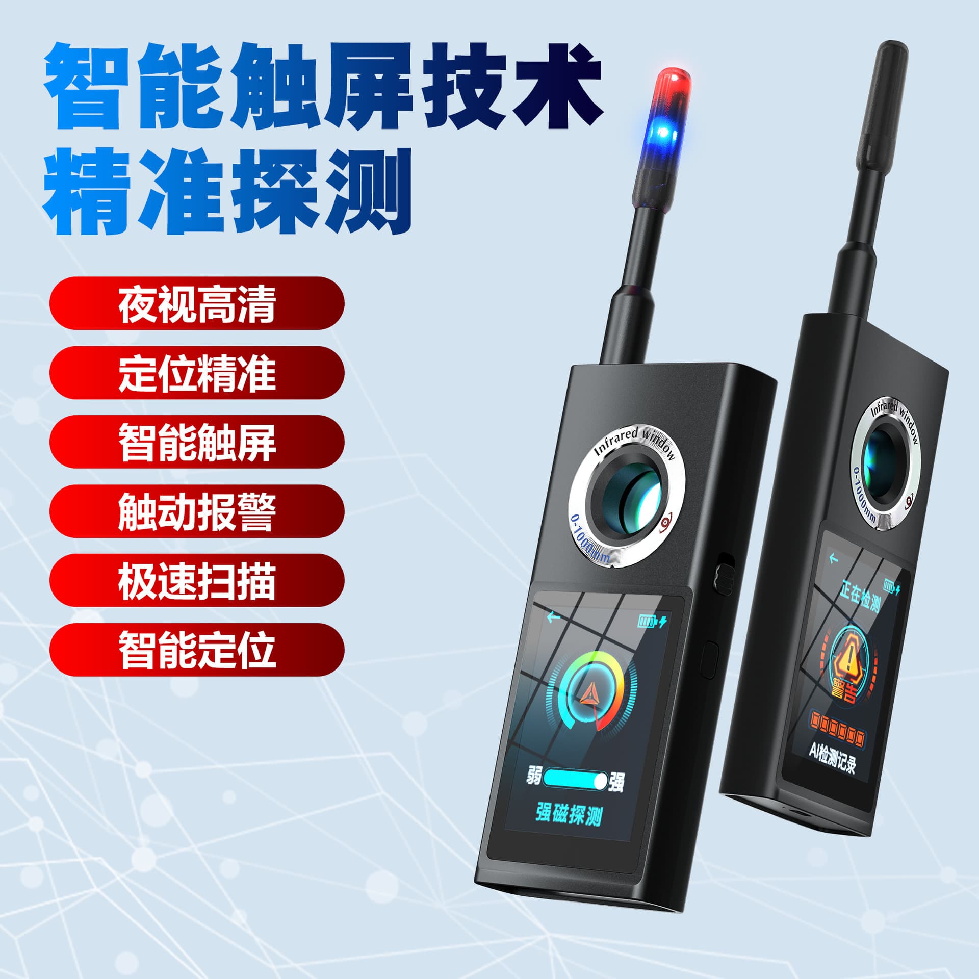 F888 Detector Hotel Camera Anti-Spy Wireless Infrared Detector Anti-GPS Positioning Listening Detector
