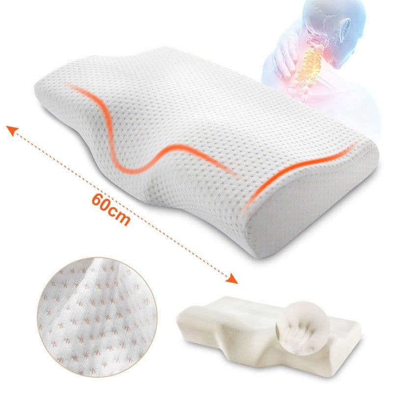 Butterfly Memory Pillow for Cervical Spine Support, Adult and Children Home Use Pillow Core Memory Foam, Side Sleeping Pillow for Students Dormitory