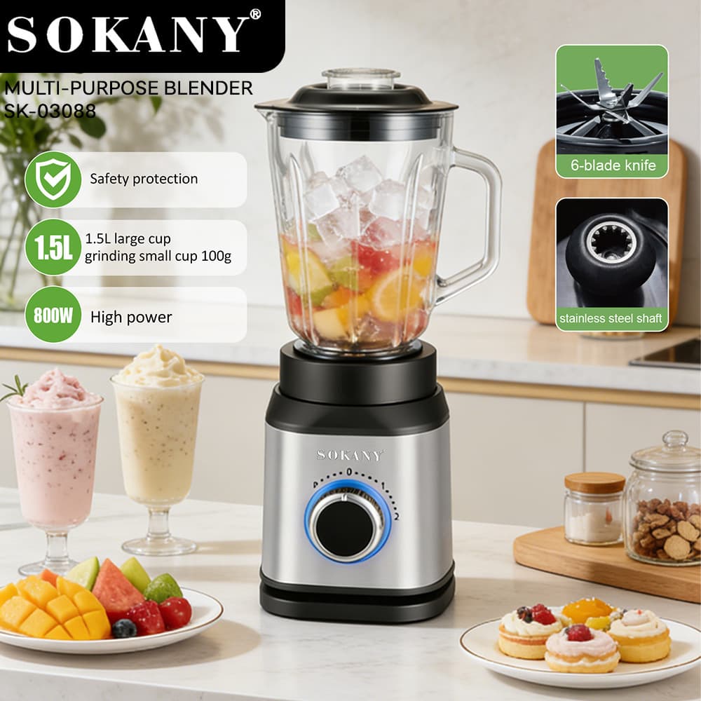 sokany cross-border European wall breaker electric two-in-one juicer soy milk machine grinder-ice crusher