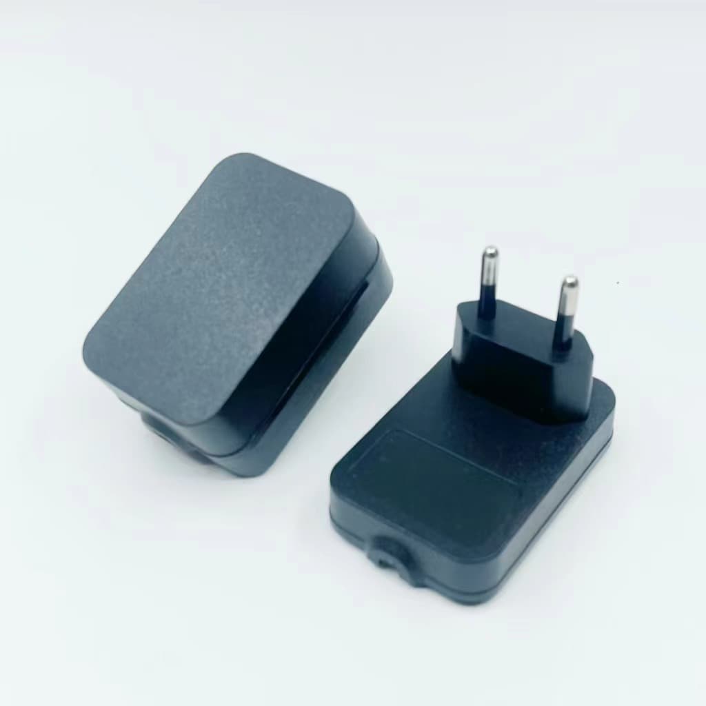 5W 10W 1A European Standard Adapter Case American Standard Wall Plug Power Case Square Plastic Charger Housing