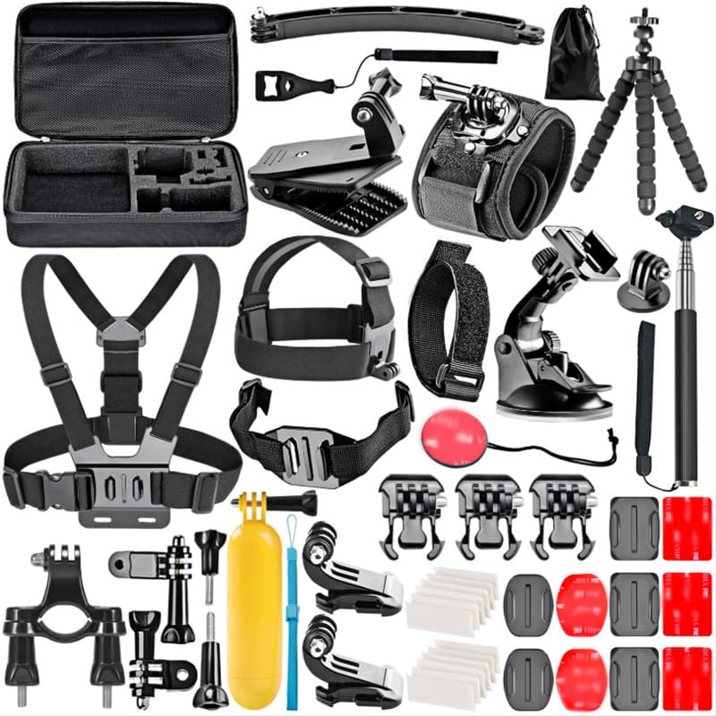 Gopro Extreme Sports Camera Accessories Set 50-in-1 Xiaoyishan Dog DJI Osmo 50-piece Combination Set