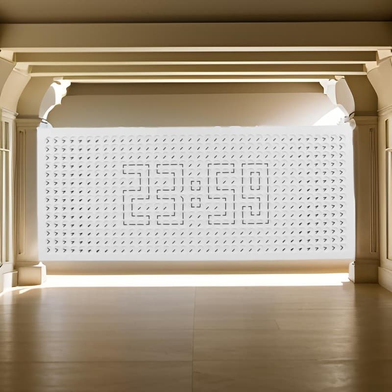 Creative Interactive Dynamic Clock Mechanical Matrix Public Art Space Decoration Design Hanging Rotating Wall