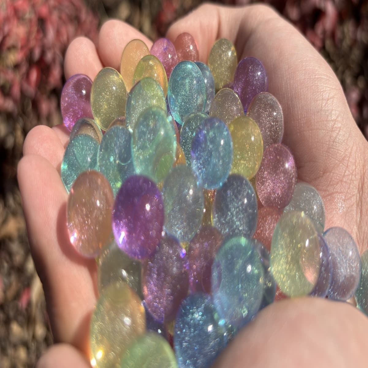 Dream Galaxy Soaking Beads Sponge Baby Colorful Sparkle Beads King Beads Soaking Beads Hydroponic Crystal Mud Water Beads
