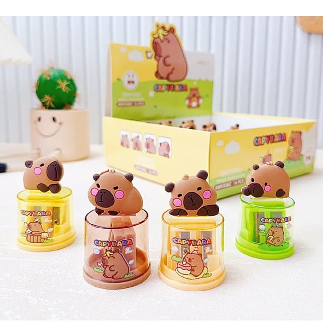 9308 Animal-Shaped Pencil Sharpener 3D Figure Cartoon Dual-Hole Pencil Sharpener Student Prize Gift Wholesale