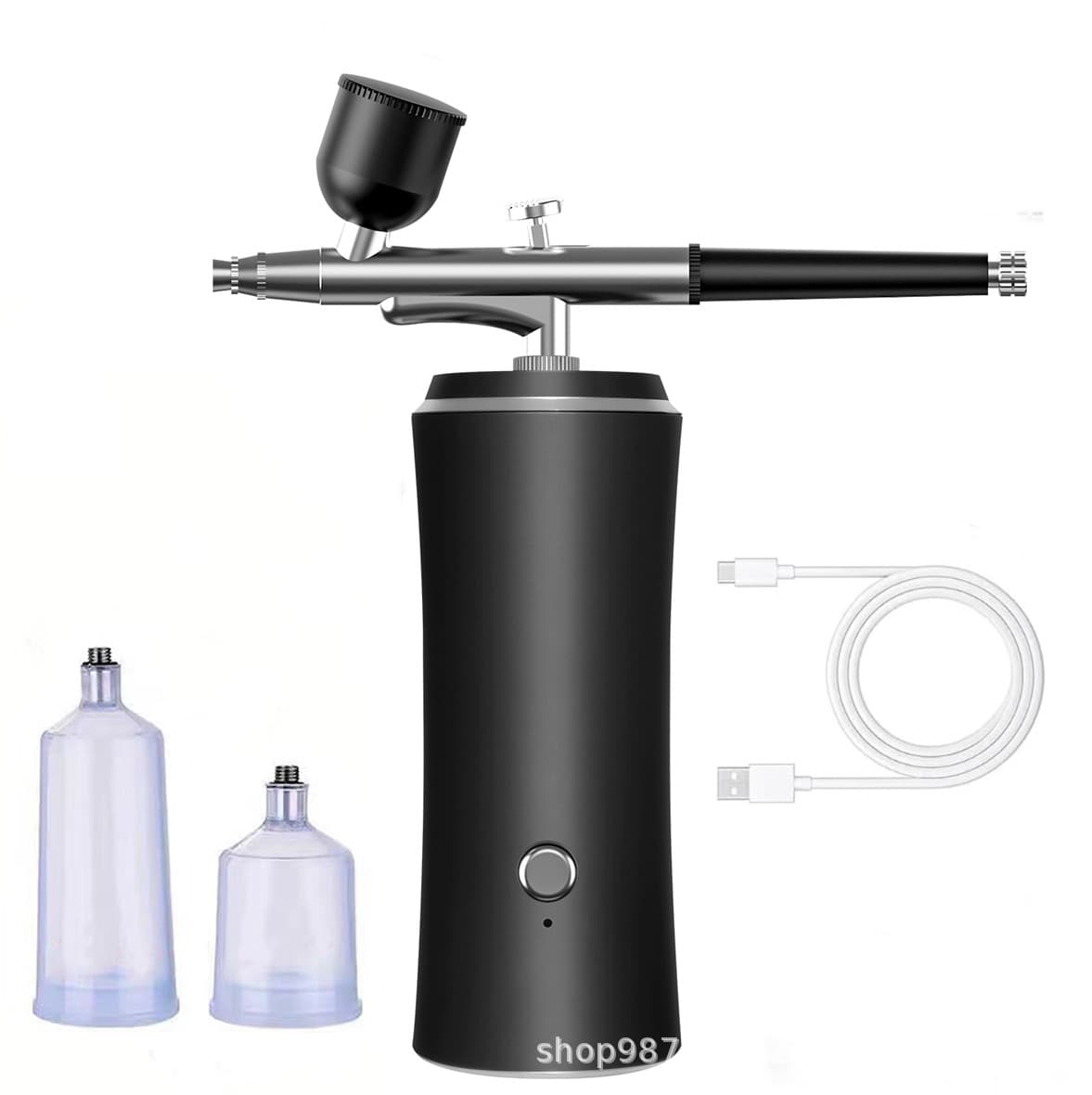 Airbrush gun electric acrylic paint spray gun painted airbrush gun model coloring model spray nail art airbrush set