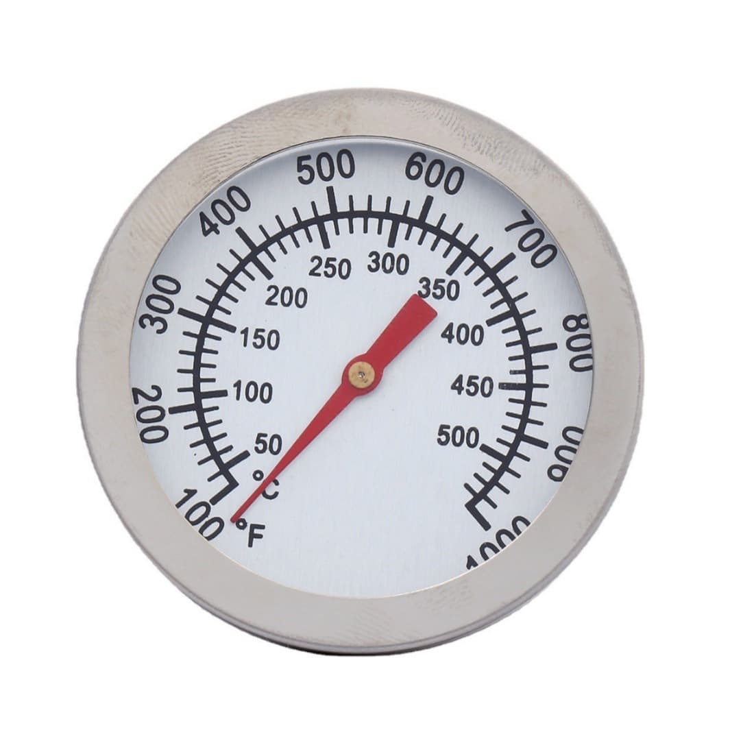 Oven Temperature Gauge 52mm Stainless Steel Bimetal BBQ Thermometer BBQ Oven Temperature Gauge Grilling Tool
