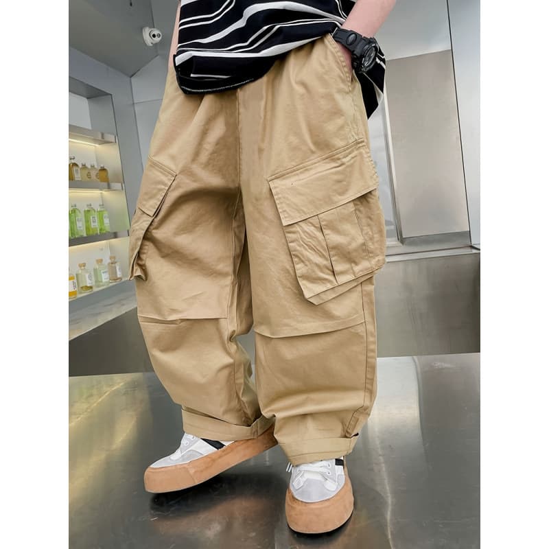Y 19398 Boys' Cargo Pants for Cross-Border AliExpress Sales