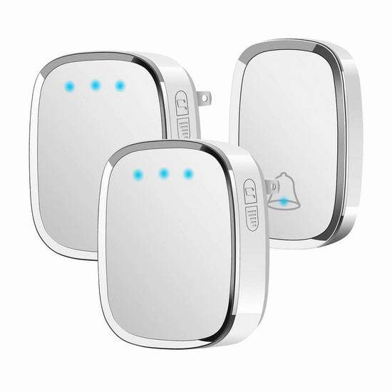 Boying A101 One-to-Two Wireless Doorbell Home AC Digital Doorbell Waterproof Door Chime Music Doorbell Remote