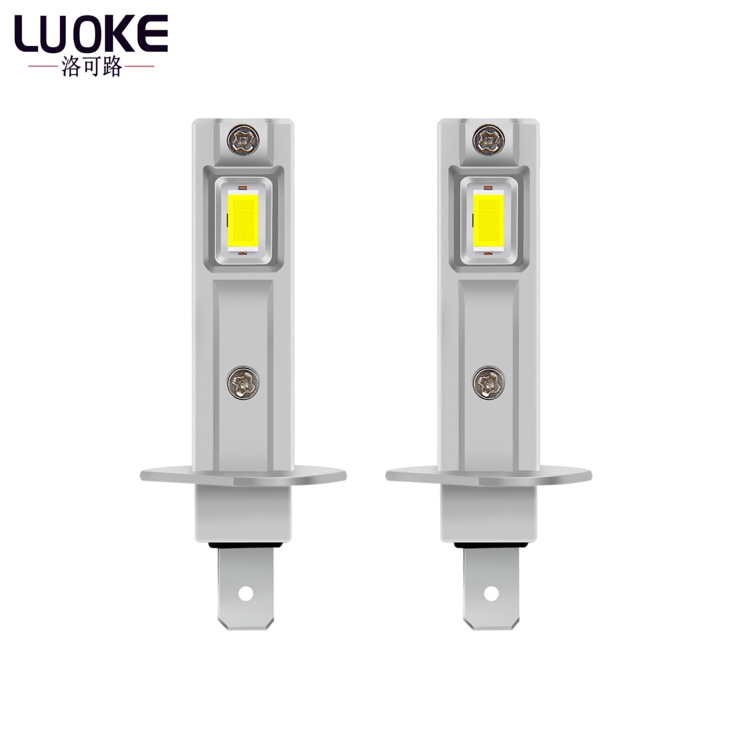 Cross-Border Supply of New Car LED Bulbs, High-Brightness H1 Plug-In Integrated Headlight, Fog Light, 6000K Headlight