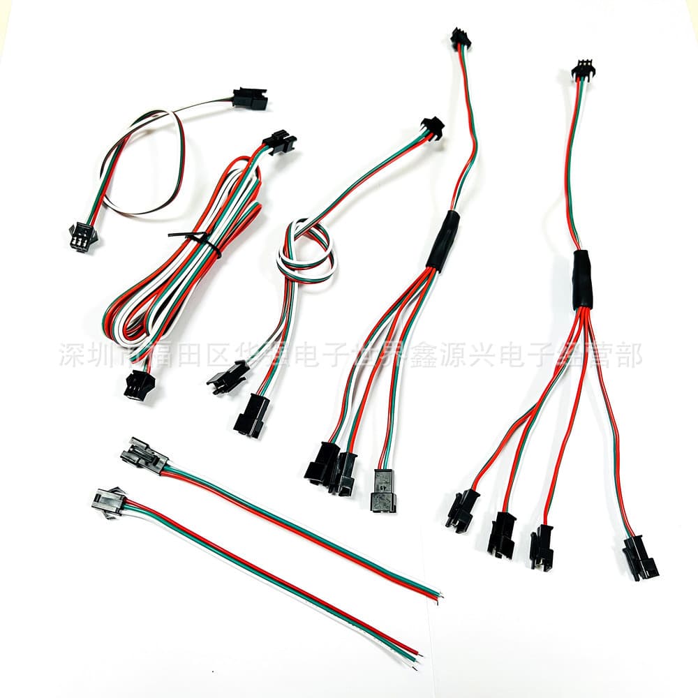 SM3P aircraft head plug-in terminal one point two three four connection line magic LED light strip synchronization splitter extension