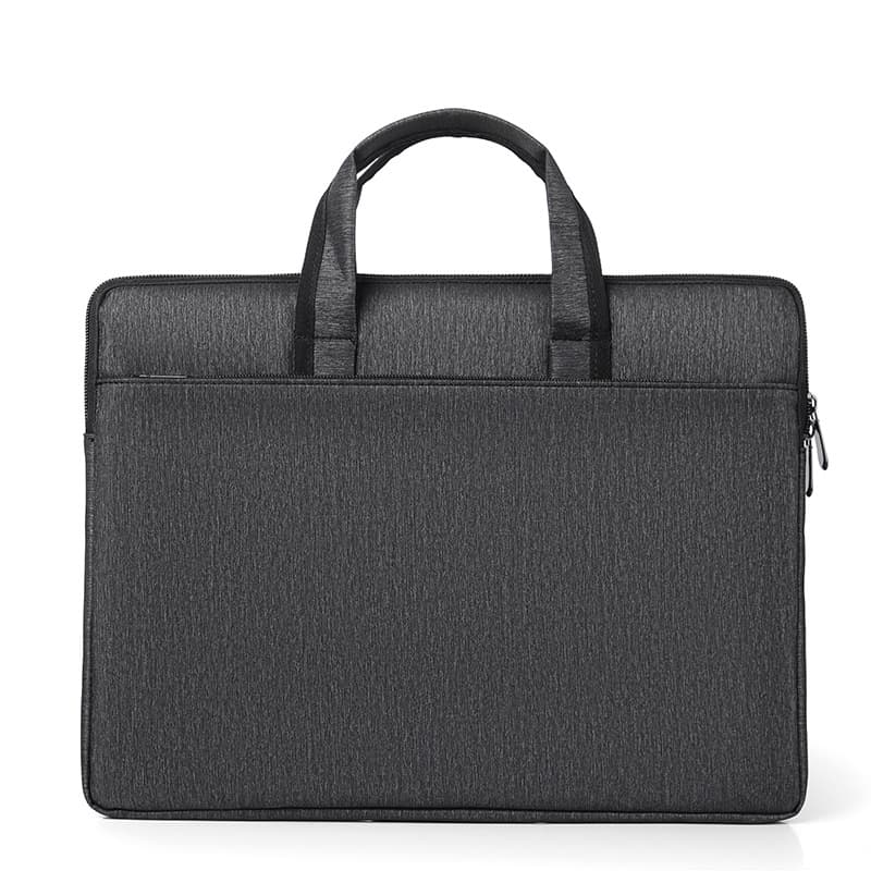 Large capacity solid color simple document bag men's business versatile office meeting handbag commuter laptop bag