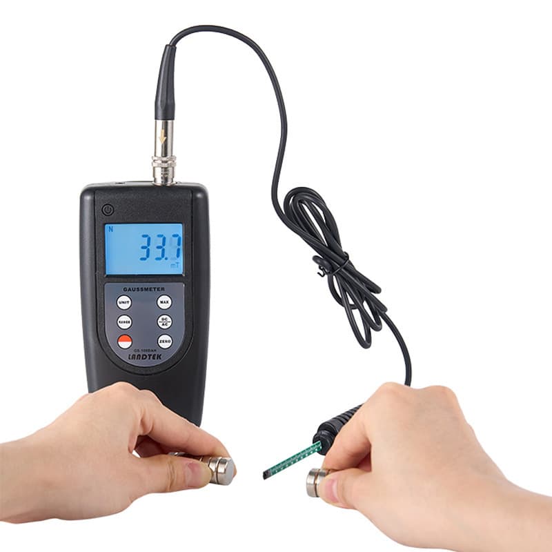 Manufacturer Supply Digital Gaussmeter GS-100DAH for DC Magnetic Field and AC Magnetic Field Detection