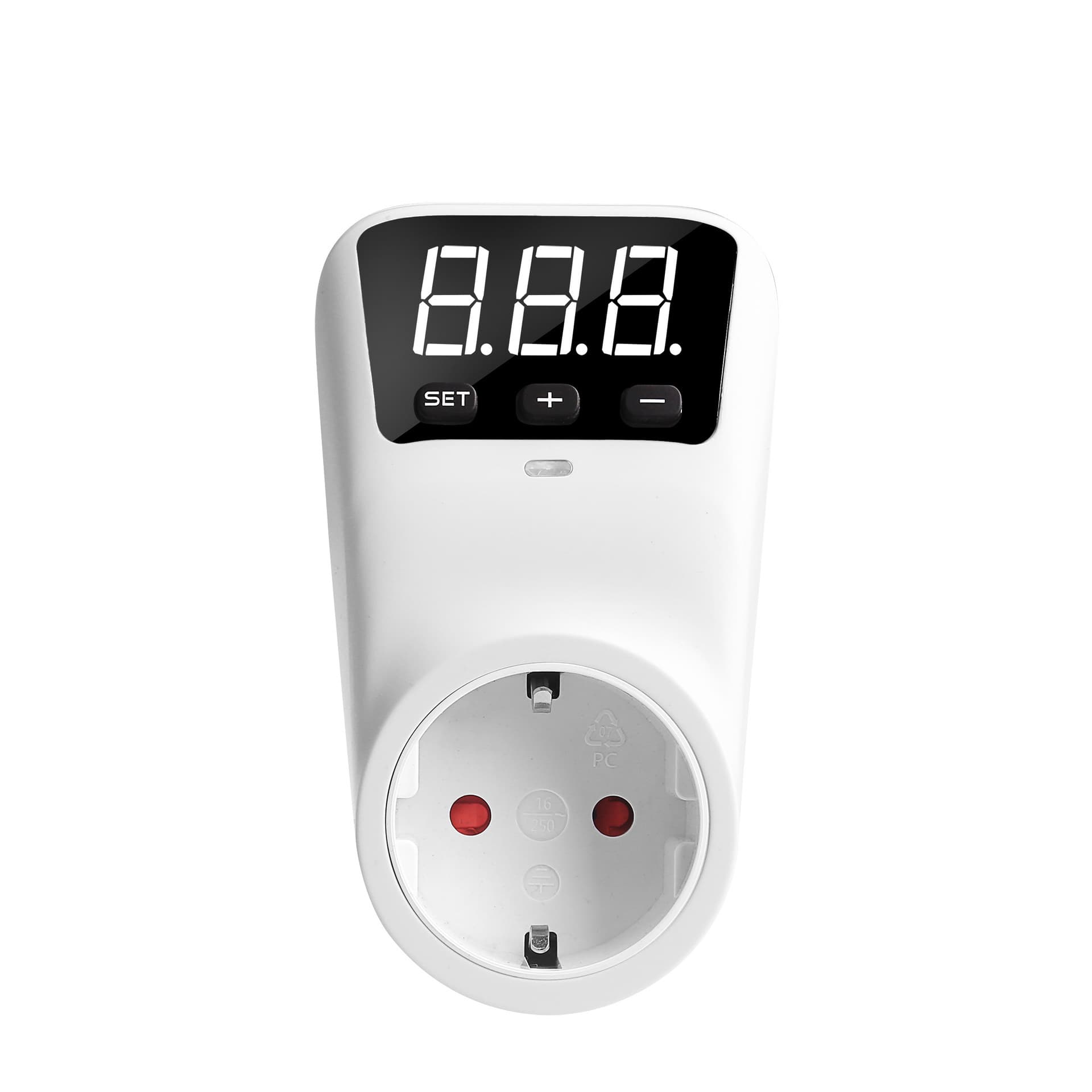New European standard digital display high and low voltage protection socket refrigerator air conditioner protector undervoltage protection socket