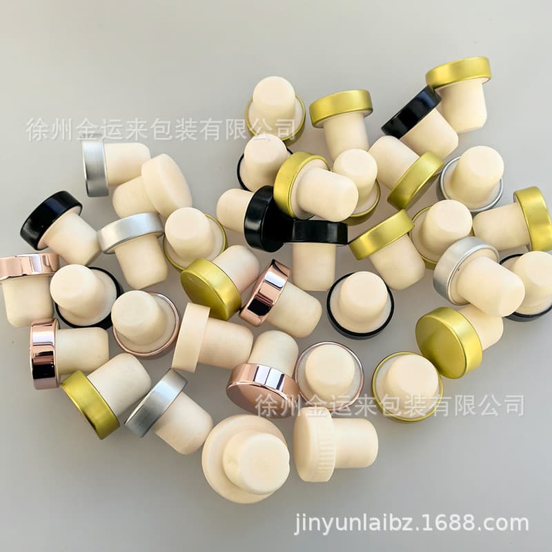 Polymer Wine Corks, Wholesale for Wine and Champagne, T-shaped Stoppers, Soft Wood Lids