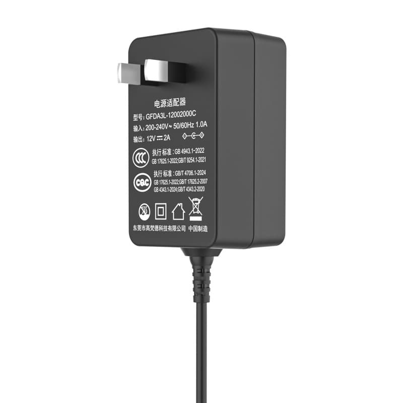 12V 2A Power Adapter LED CCC Korea KC US UL1310 Certified 12V 2A Power Adapter