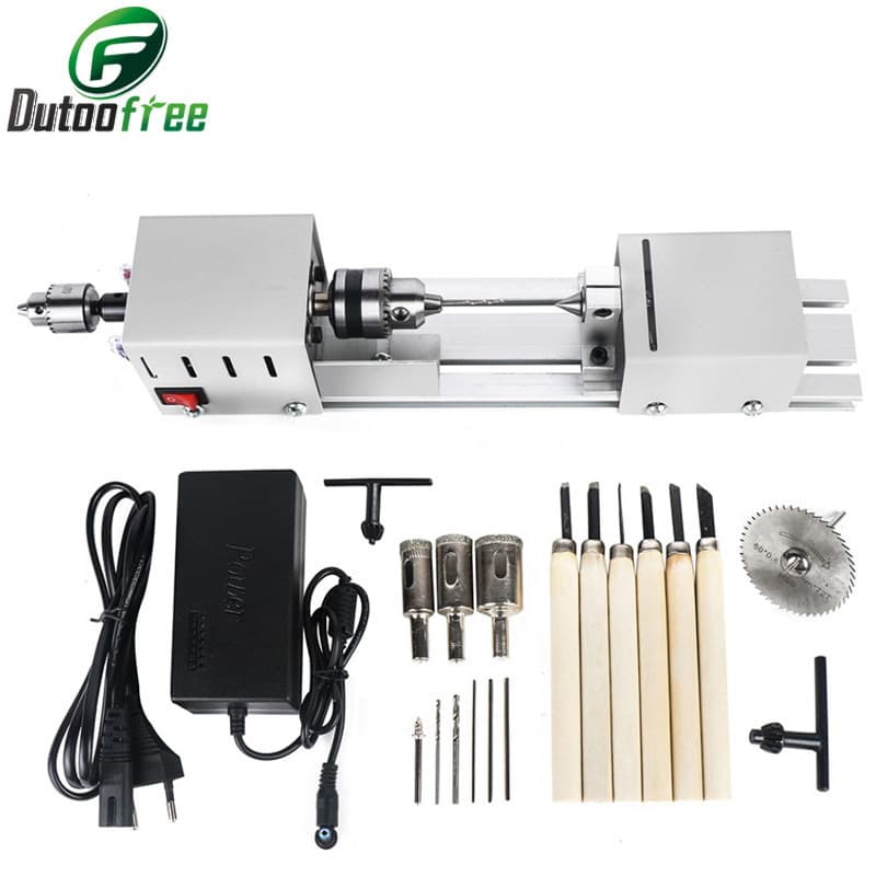 Sanjiang Lathe Micro Bead Machine Mini Small Home Multifunctional Desktop Toy Bracelet Polishing Small Lathe
