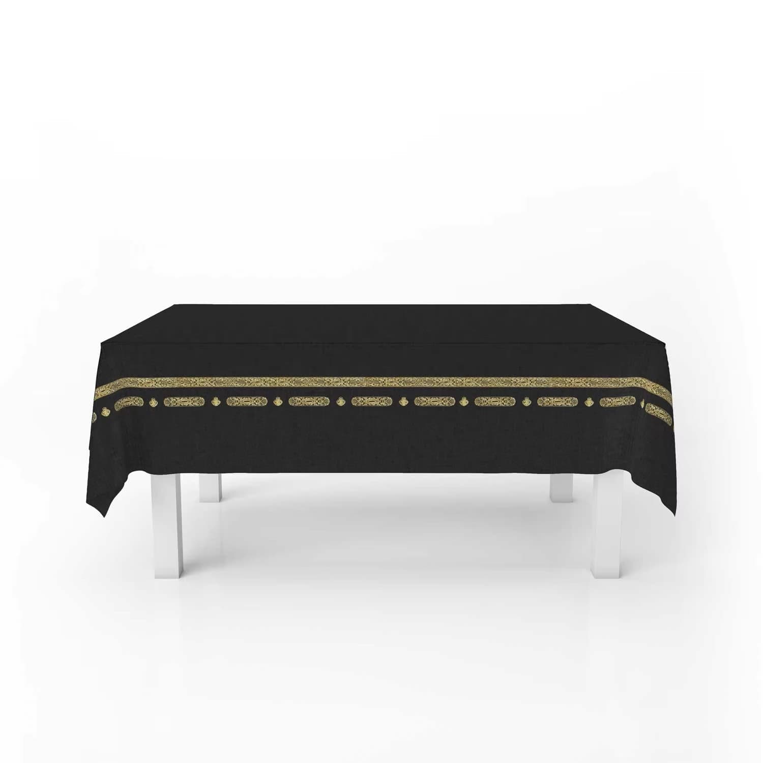 Middle East Moon Festival Disposable Tablecloth Umrah Kaaba PE Tablecloth