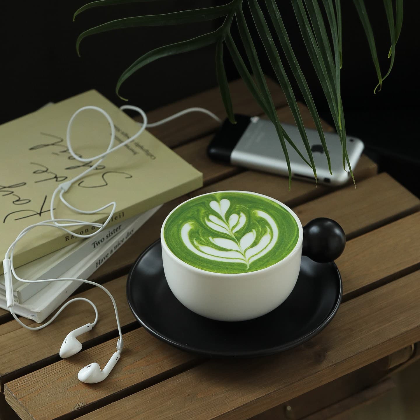 Faux Matcha Latte Prop, Faux Latte Art Coffee Decoration, Latte Art Model, Matte Food Photography Prop