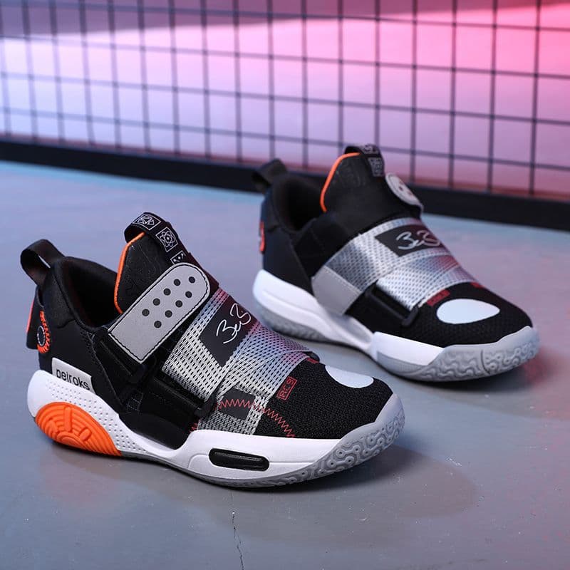 Children's friction basketball shoes Wade City Mesh V2 breathable sports shoes for middle-aged and primary school students anti-slip actual combat