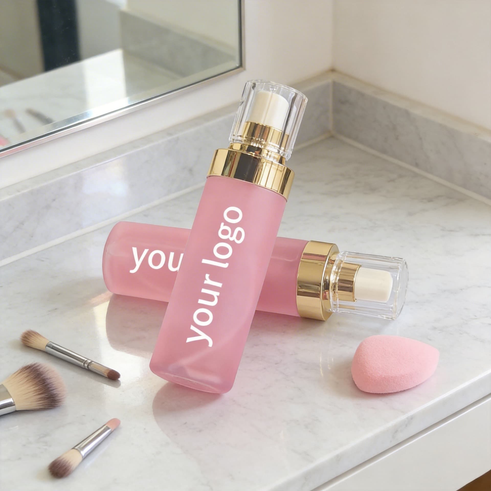 Cross-border no-logo hydrating spray, makeup water, setting spray, beauty makeup setting spray