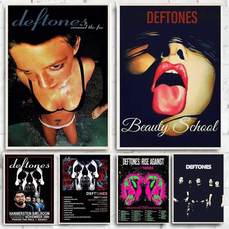 Deftones Singer Music Album Canvas Print Modern Art Poster Pop Band Wall Art Picture