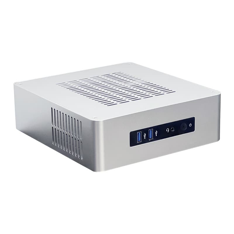 SKTC Star Open Sky TA65 Desktop Mini Industrial Control Aluminum Computer Case ITX Motherboard External DC Adapter HTPC