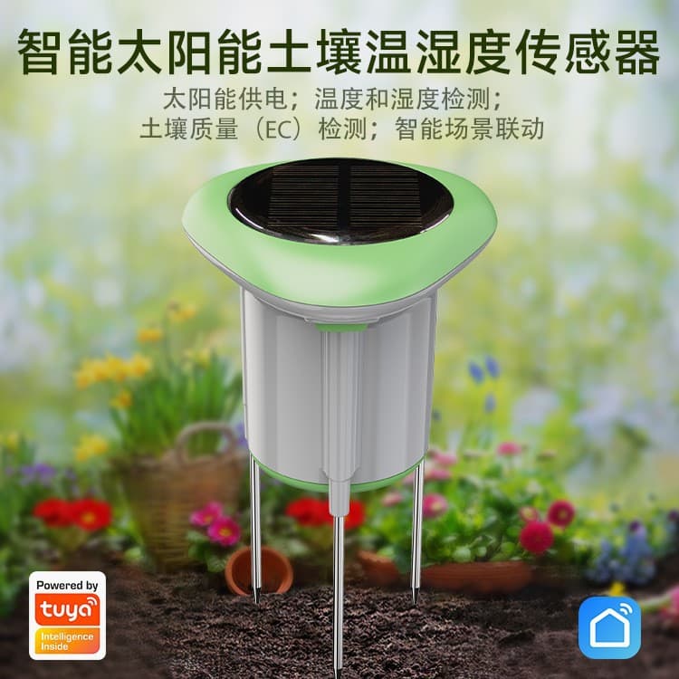 WiFi Tuya Smart ZigBee Solar Edition Soil Temperature and Humidity Sensor Soil Temperature and Moisture Detector