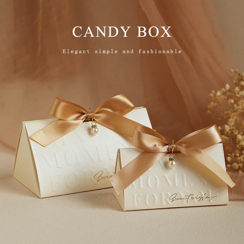 2026 New Sugar Box High-end Wedding Candy Box Internet Celebrity Wedding Souvenir Candy Box Gift Box Empty Box