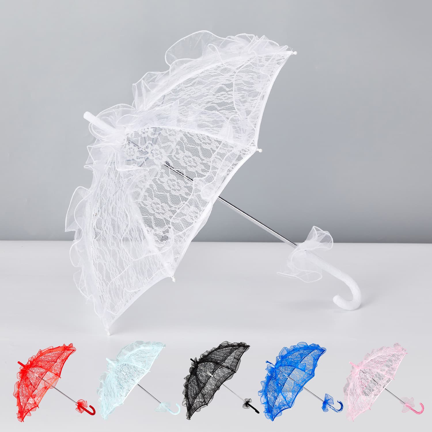 Factory Direct Lace Umbrellas for Wedding Edging, Cosplay Prop Umbrellas, Children's Performance Dance Bohemian Style