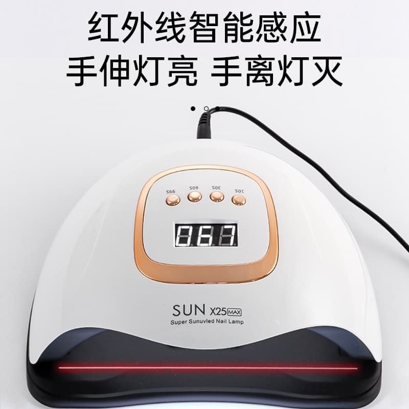 Cross-border SUNX25MAX Automatic Induction Nail Lamp 320W High Power 81 LED Beads Nail Curing Lamp