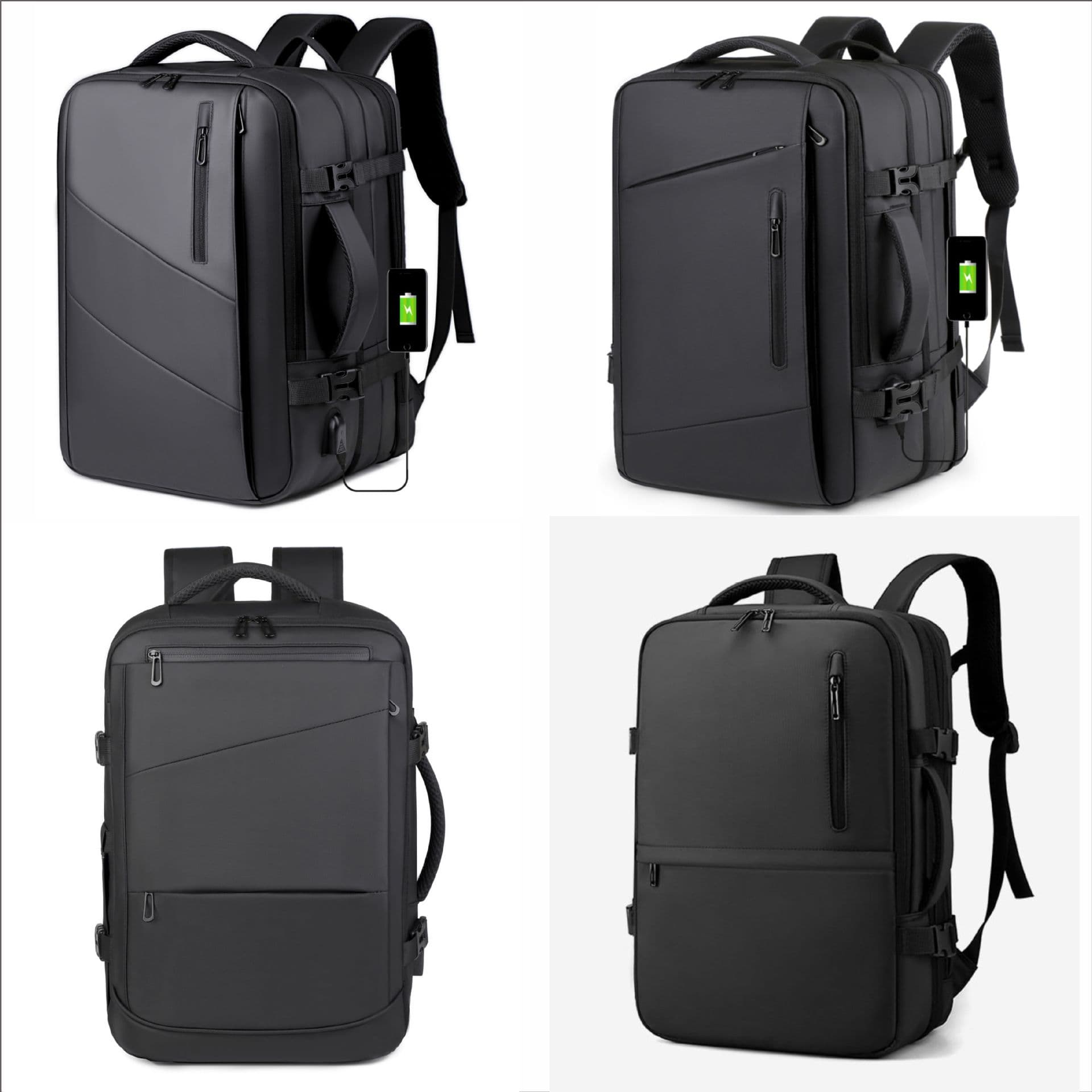 Cross-border Exclusive Large Capacity Commuter Practical Backpack Expandable Luggage Backpack Multifunctional Custom Logo Backpack