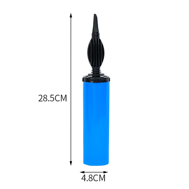 Factory Wholesale Handheld Balloon Inflator Manual Dual-Action Air Pump Portable Angled Nozzle Mixed Color Balloon Pump