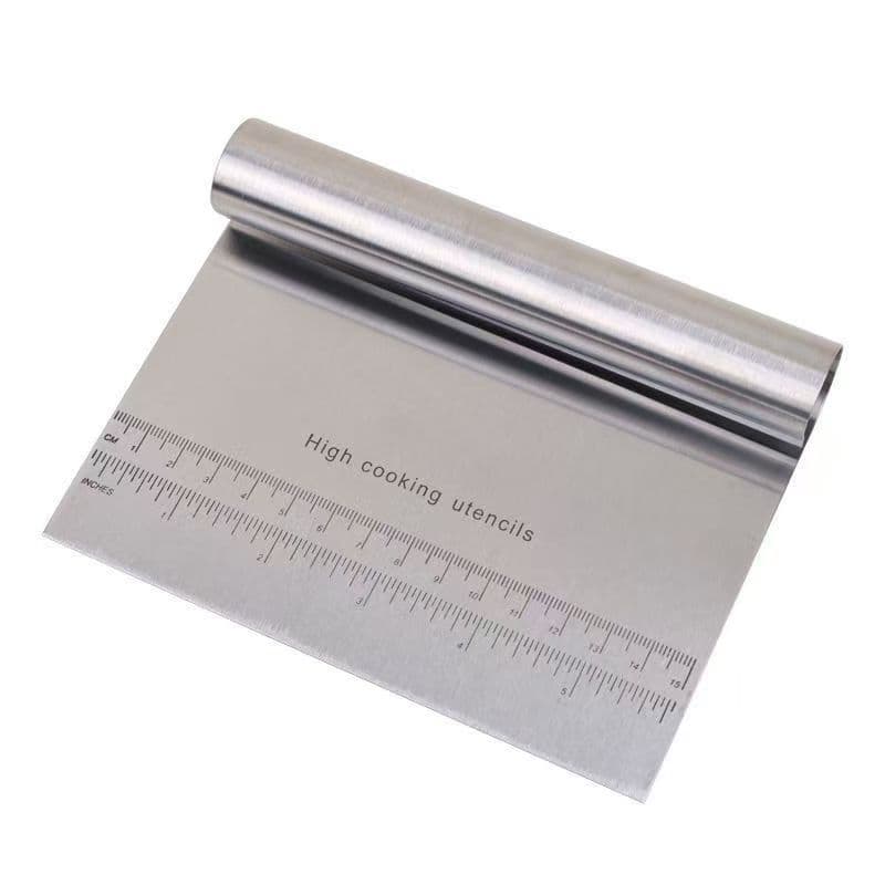 Stainless Steel Dough Scraper for Cutting Oil Sticks, Pizza, Steamed Buns, Bread Dough, Baking Slicing Tool, Rice Noodle Scraper
