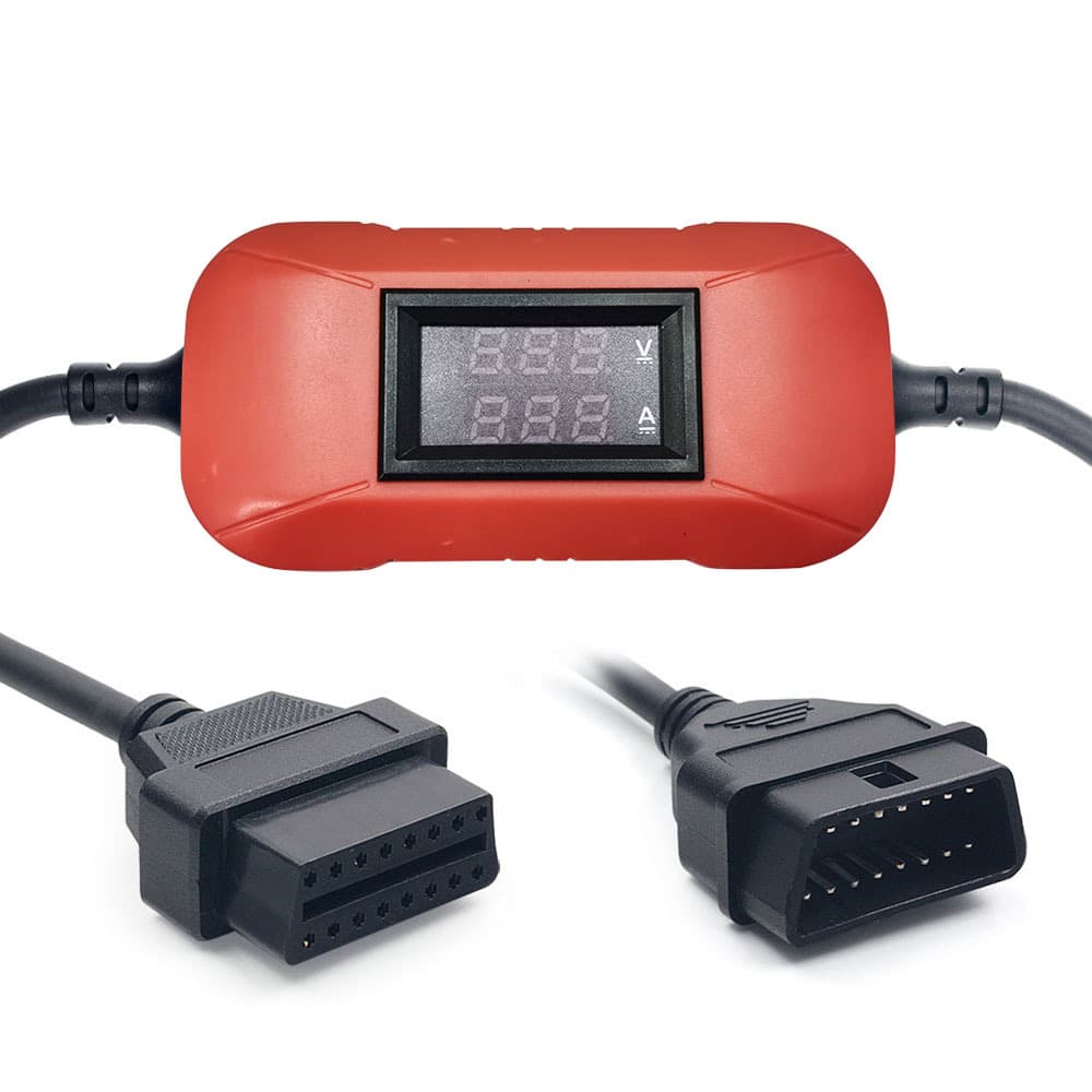 DC 24V to 12V Converter OBD2 Cable Truck Adapter Orange