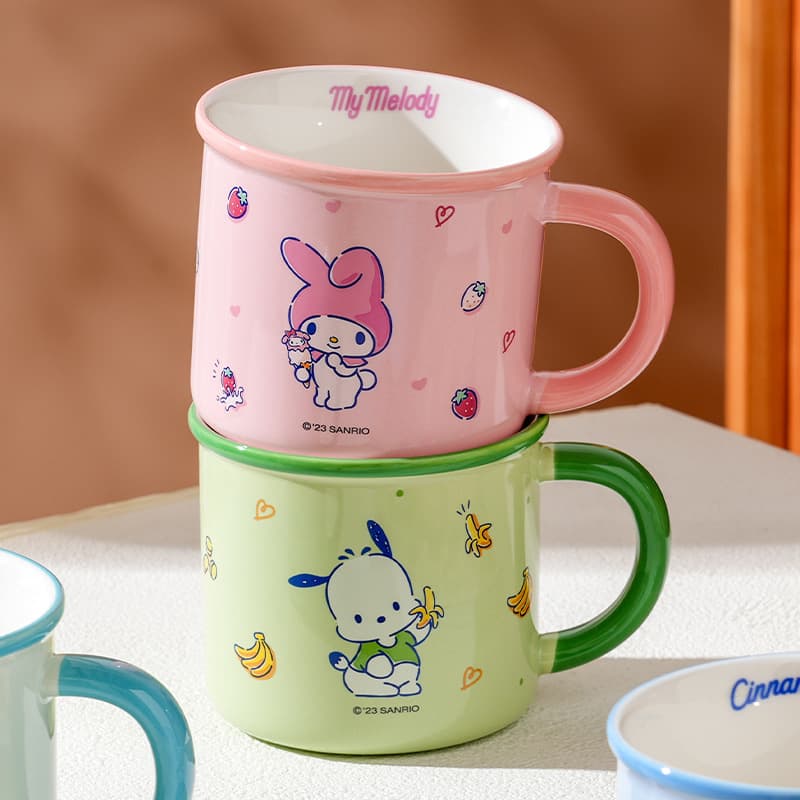 Sanrio Kuromi Ceramic Mug High-Appearance Cup Couple Water Cup Women's Birthday Gift Souvenir