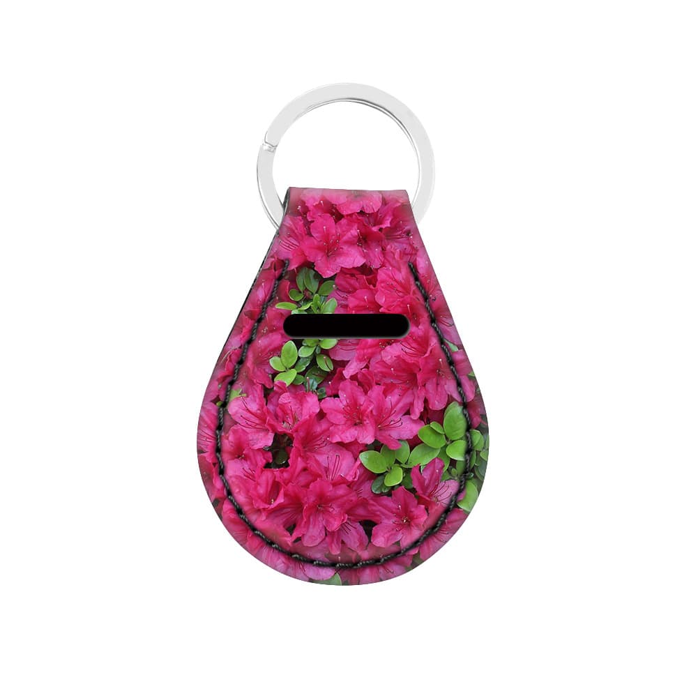 Customizable Daisy Floral Print Keychain Decor for Car Key Covers and Foreign Trade Supply