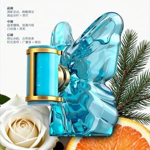 Cross-border Perfume WARMKISS Red Flame Red Butterfly Women's Perfume Long-lasting Fragrance